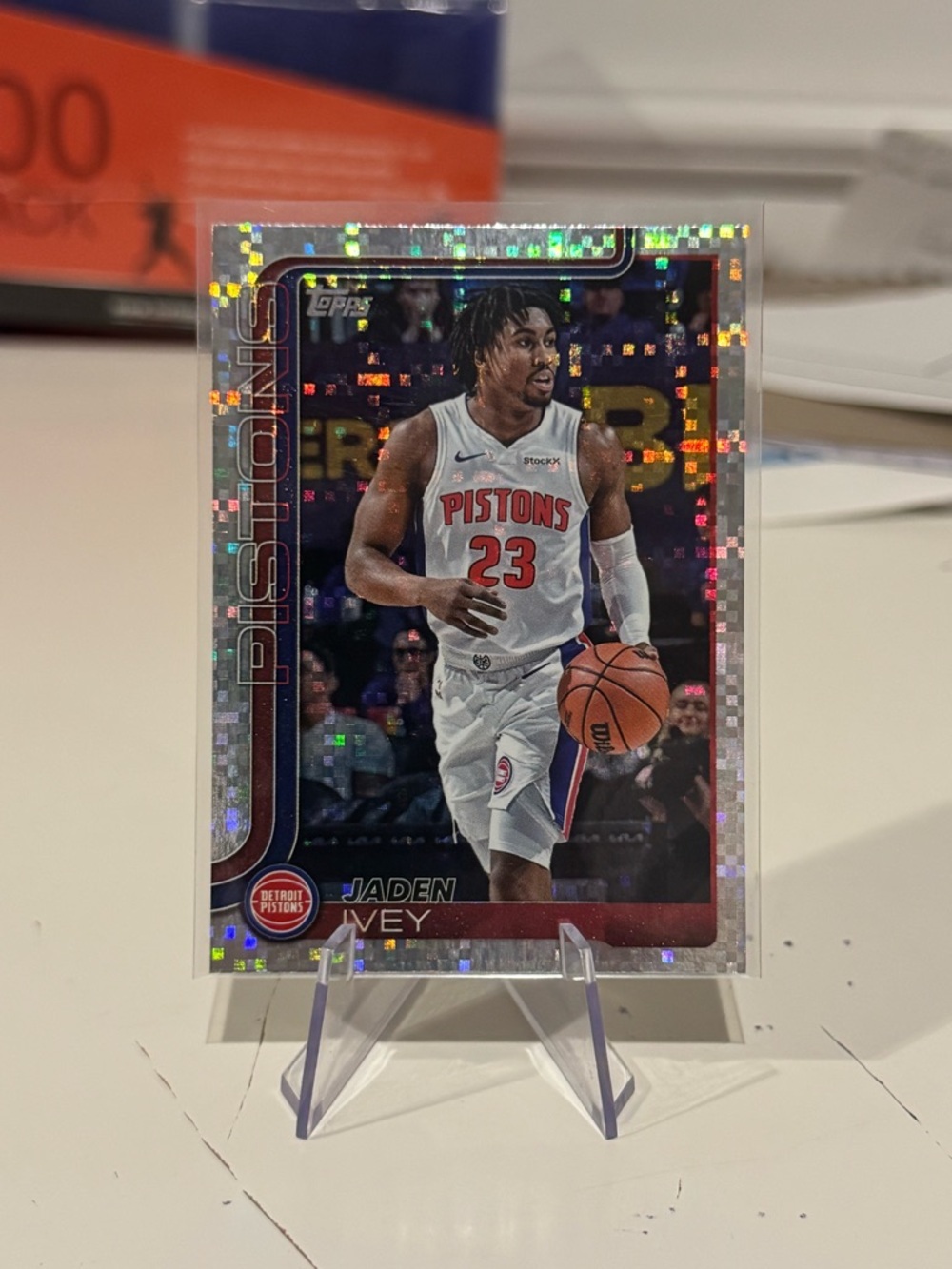 2025 Jaden Ivey Topps NBA Silver Shimmer Sparkle Card